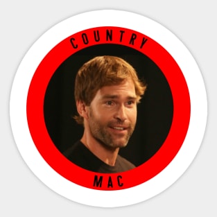 Country Mac Sticker